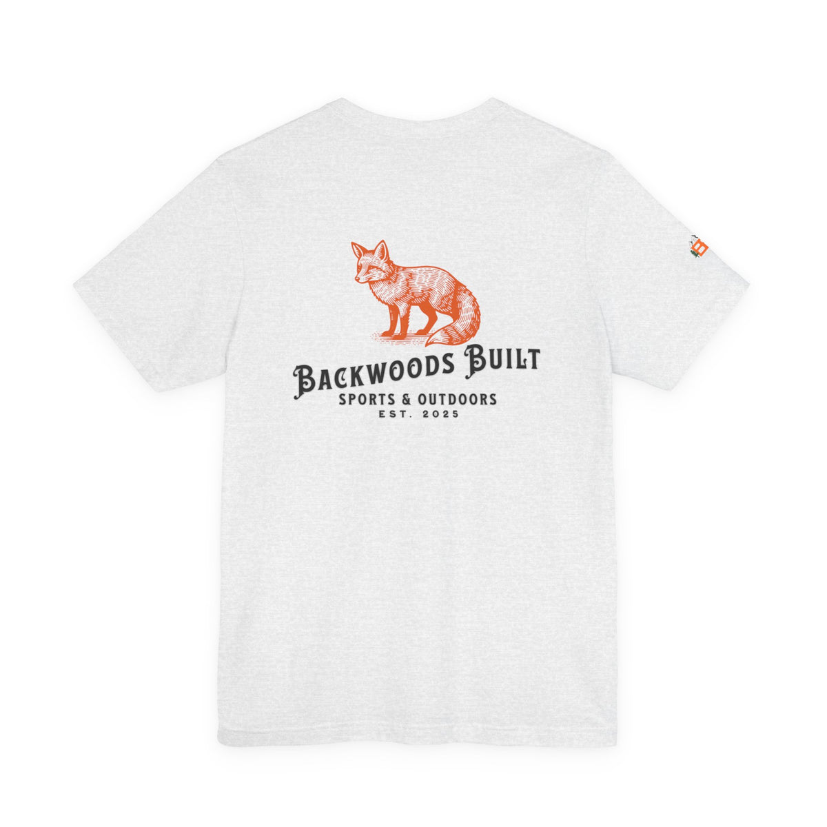 Backwoods Built Fox Tee — Outdoor Sports & Outdoors Graphic T-Shirt