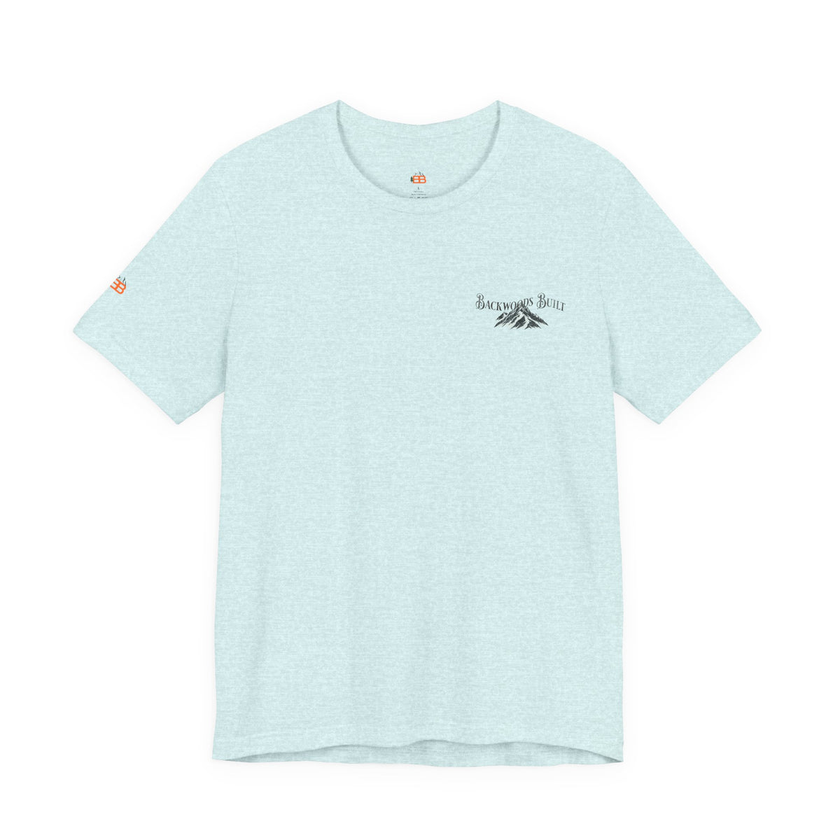 Backwoods Mountain Tee — Retro Sunrise Forest Adventure T-Shirt