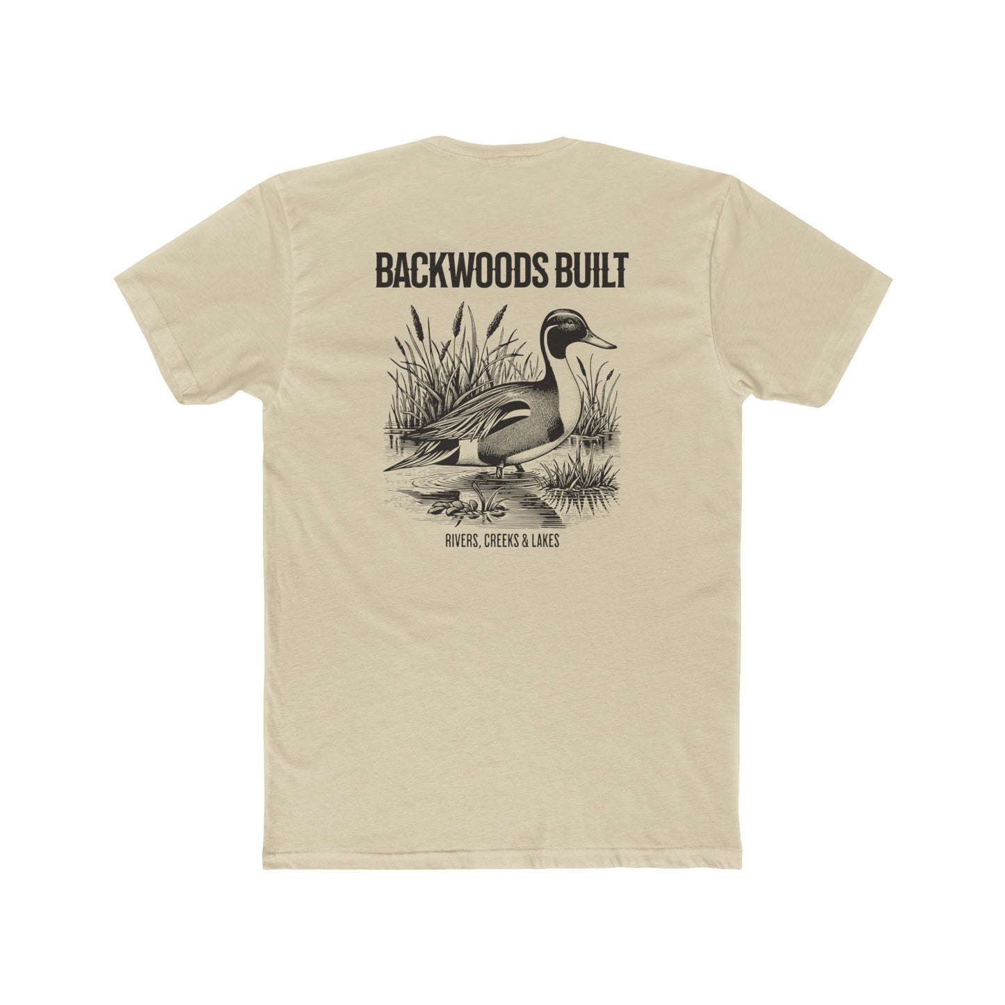 Backwoods Built Duck Tee — Outdoor Hunting & Waterfowl Graphic T-Shirt