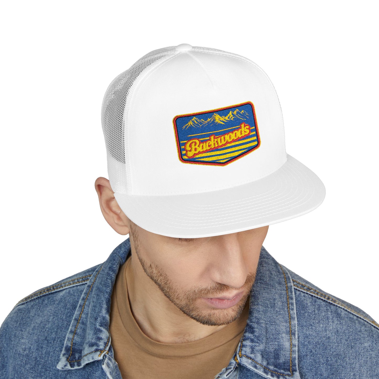 Trucker Hat — Embroidered Mesh Cap