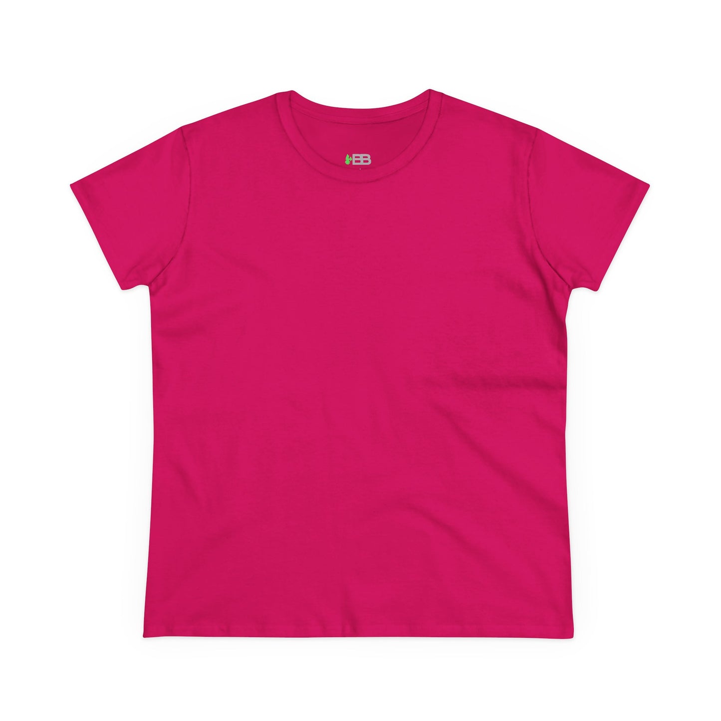 Women’s Midweight Cotton Tee - Comfortable & Versatile Casual Wear