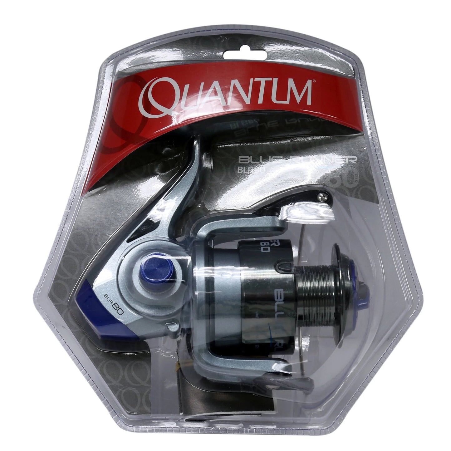 Blue Runner Spinning Fishing Reel, Size 80 Reel, Blue (Clam Package)