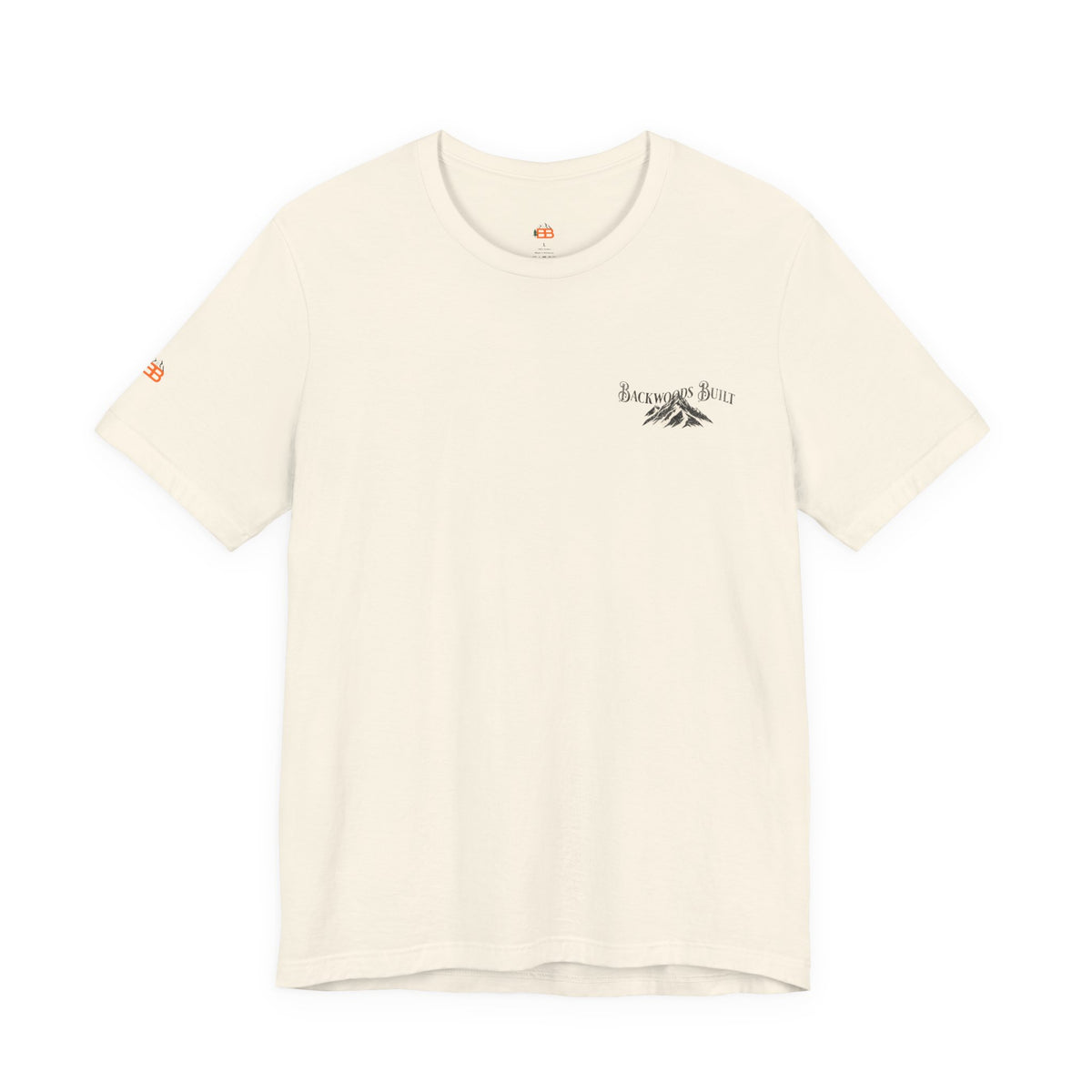 Backwoods Mountain Tee — Retro Sunrise Forest Adventure T-Shirt