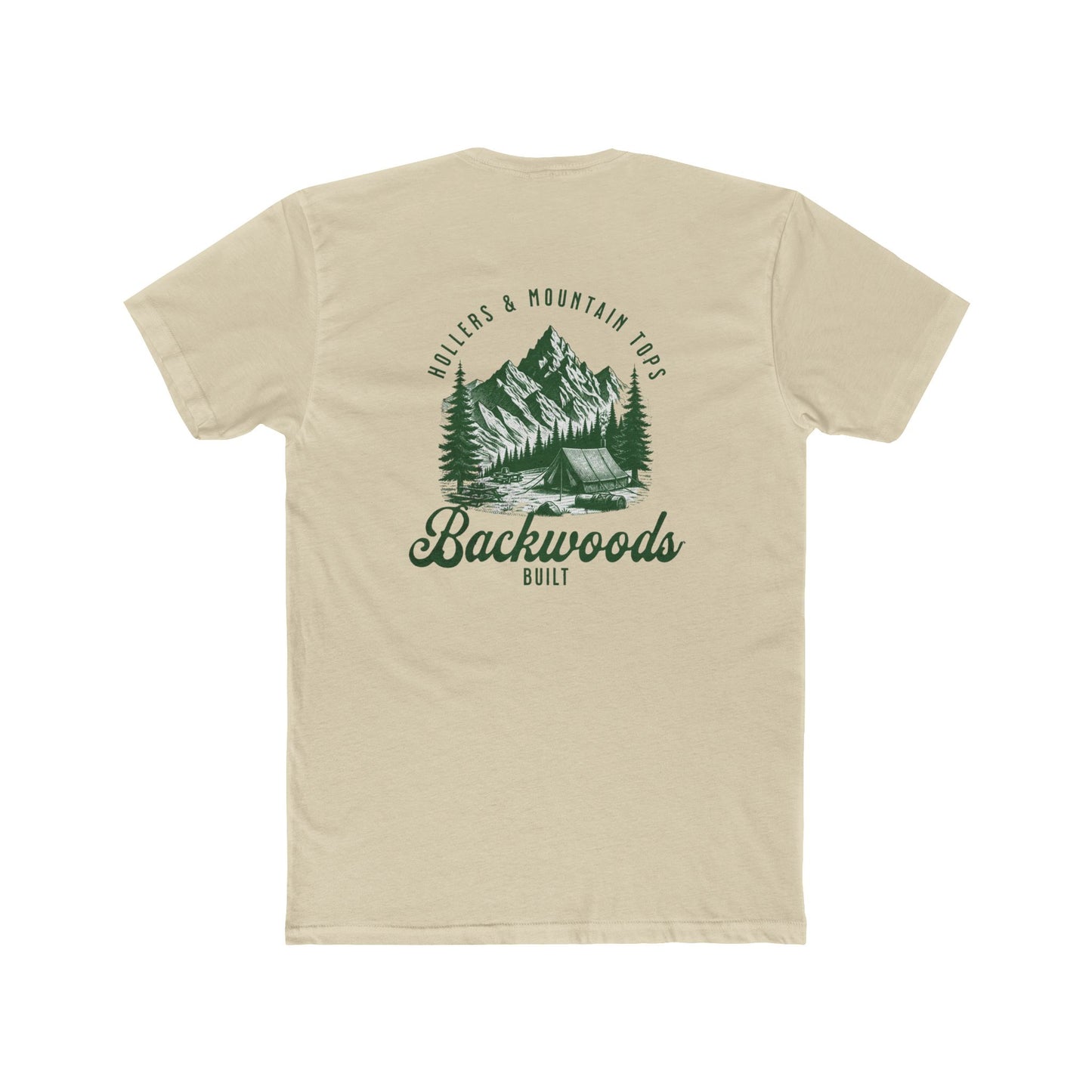 Backwoods Built Mountain Cabin T-Shirt