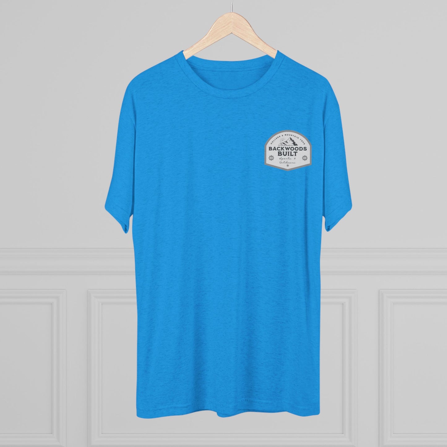 Adventure-Ready Unisex Tri-Blend Crew Tee - 'Backdoors Built' Outdoors Design