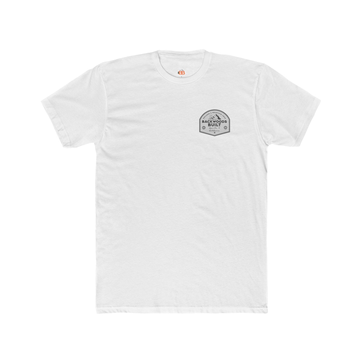 Backwoods Outdoor Crew Tee — "Backwoods" Elk Mountain Graphic T-Shirt