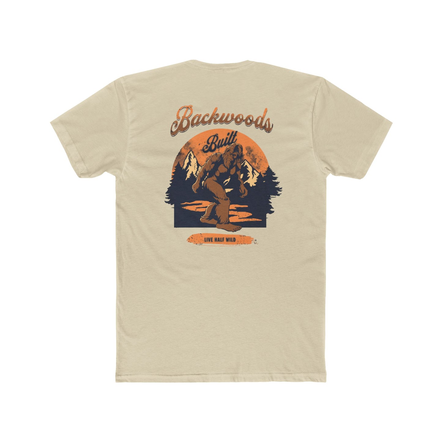 Backwoods Built T-Shirt — Vintage Bigfoot Tee