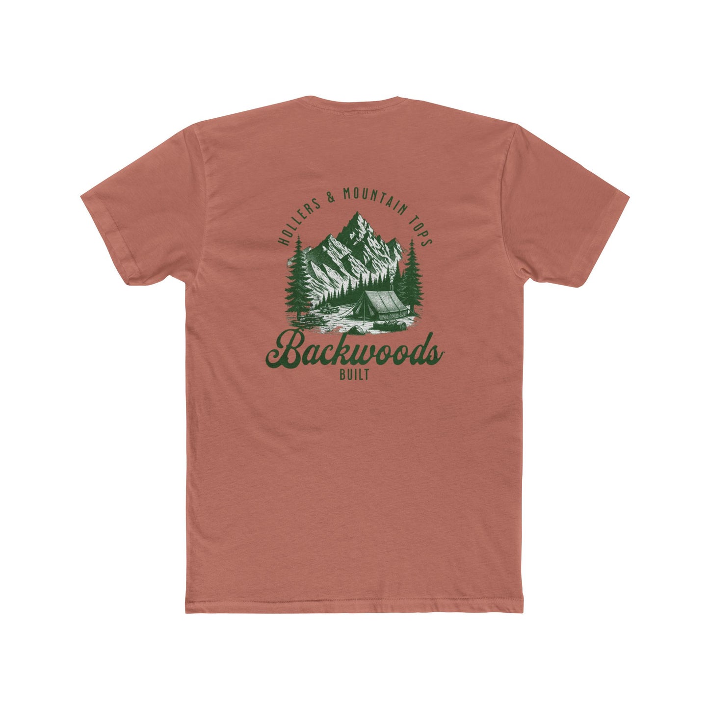 Backwoods Built Mountain Cabin T-Shirt
