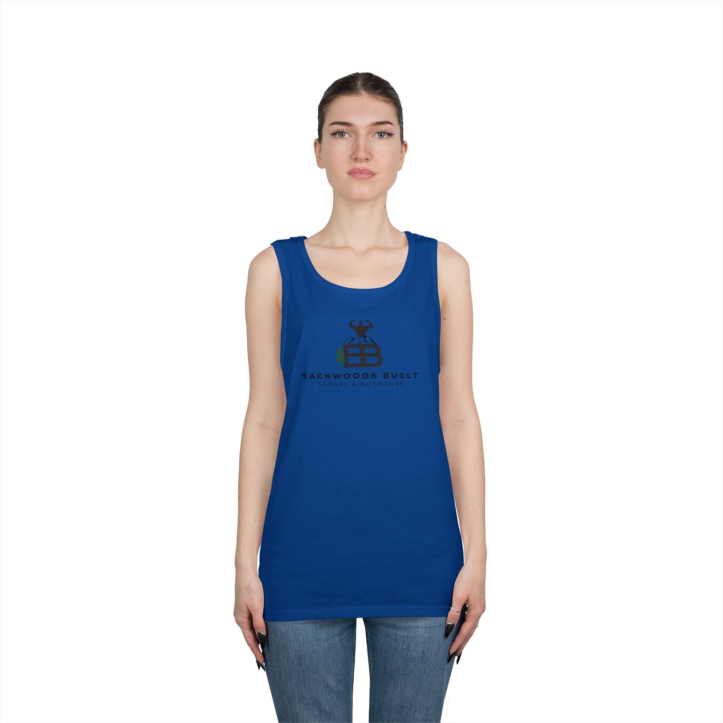 Backwoods Built Unisex Tank Top - Perfect for Outdoor Adventures