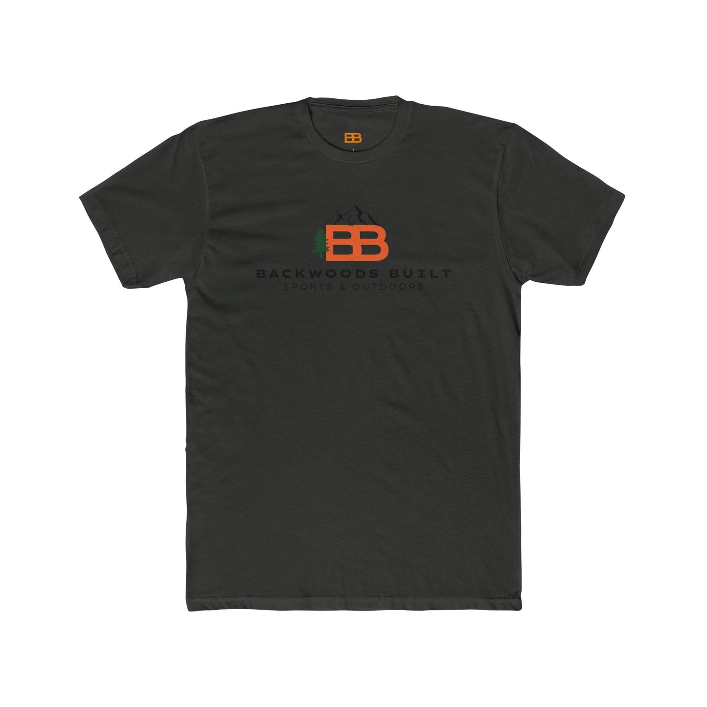 Backwoods Built Unisex Cotton Crew Tee - Comfortable Outdoor Apparel