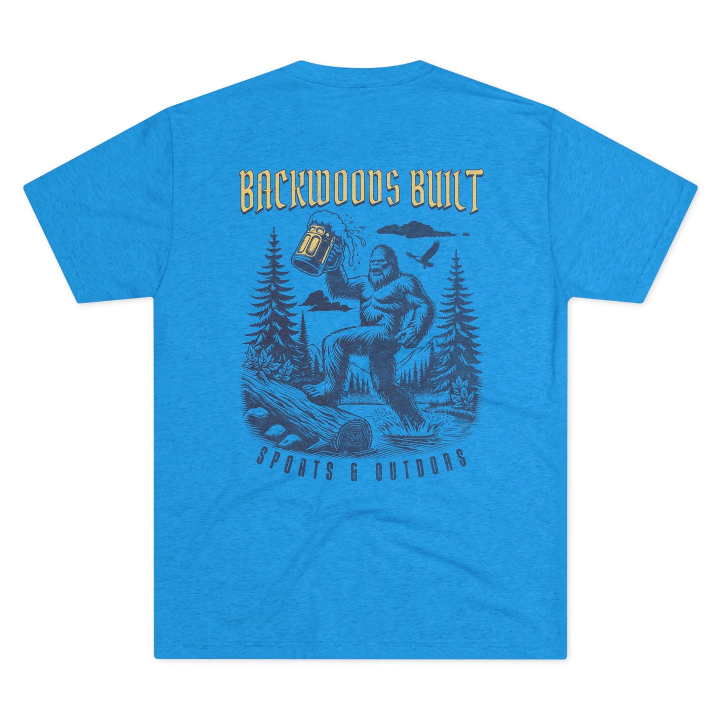 Adventure-Ready Unisex Tri-Blend Crew Tee - 'Backdoors Built' Outdoors Design