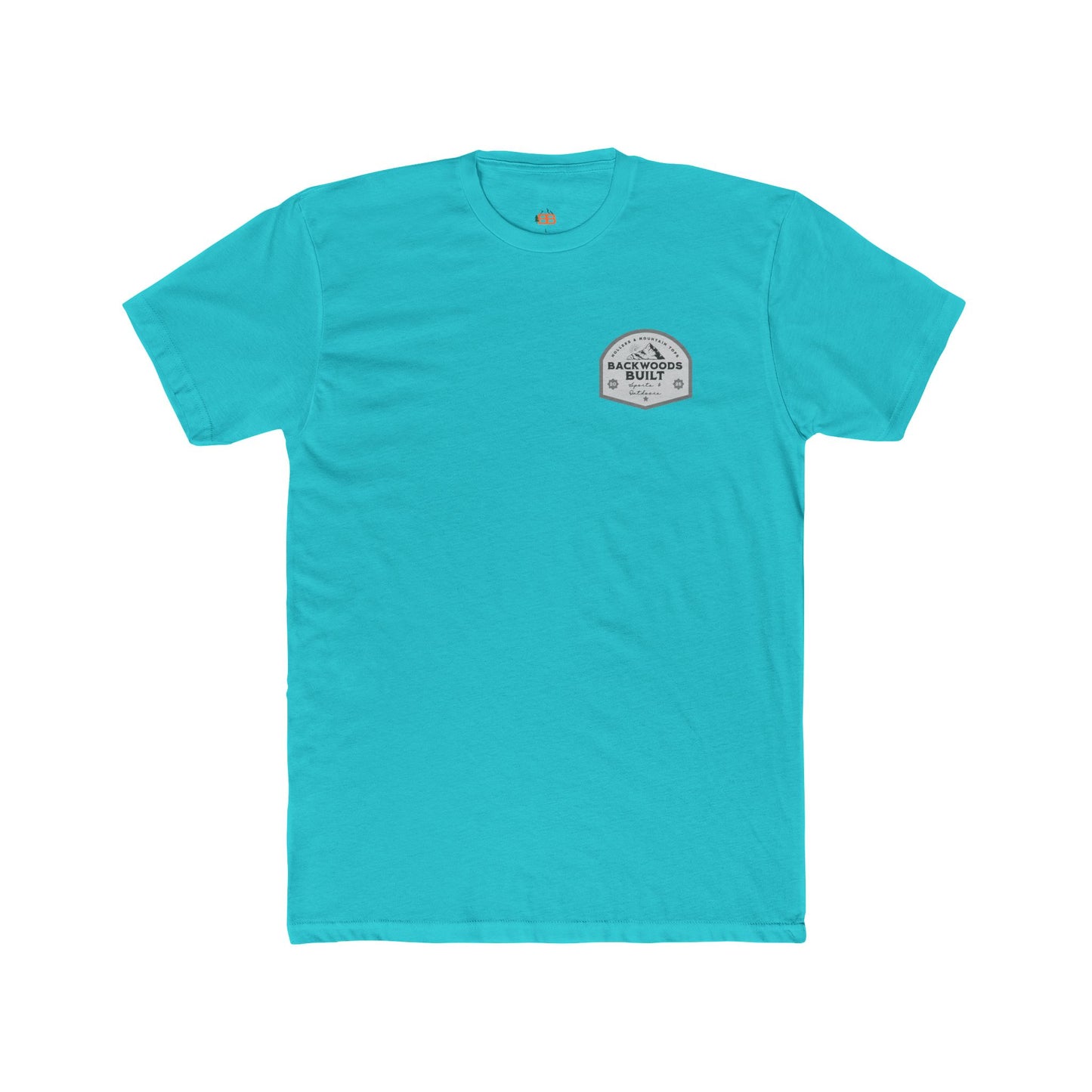 Backwoods Outdoor Crew Tee — "Backwoods" Elk Mountain Graphic T-Shirt