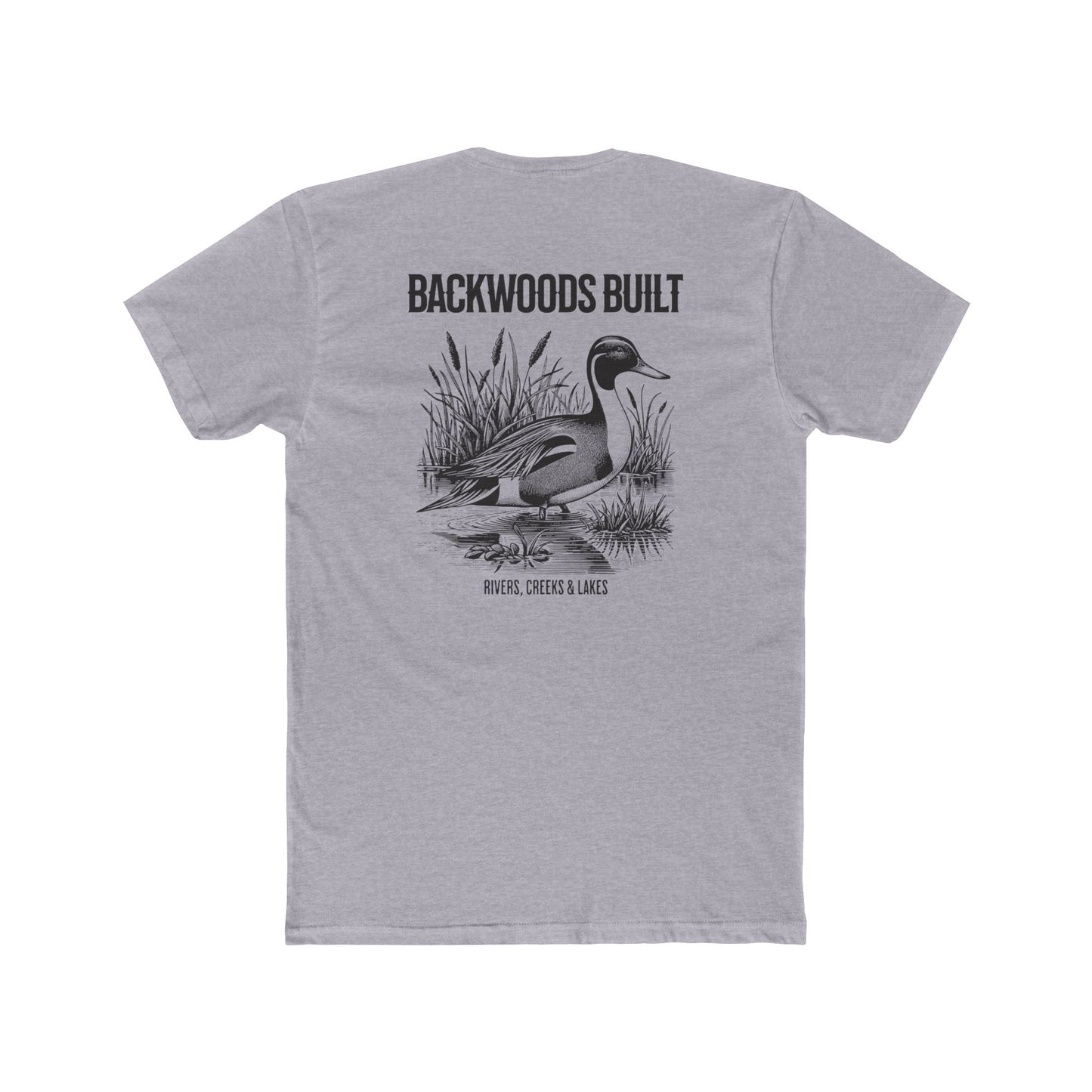 Backwoods Built Duck Tee — Outdoor Hunting & Waterfowl Graphic T-Shirt