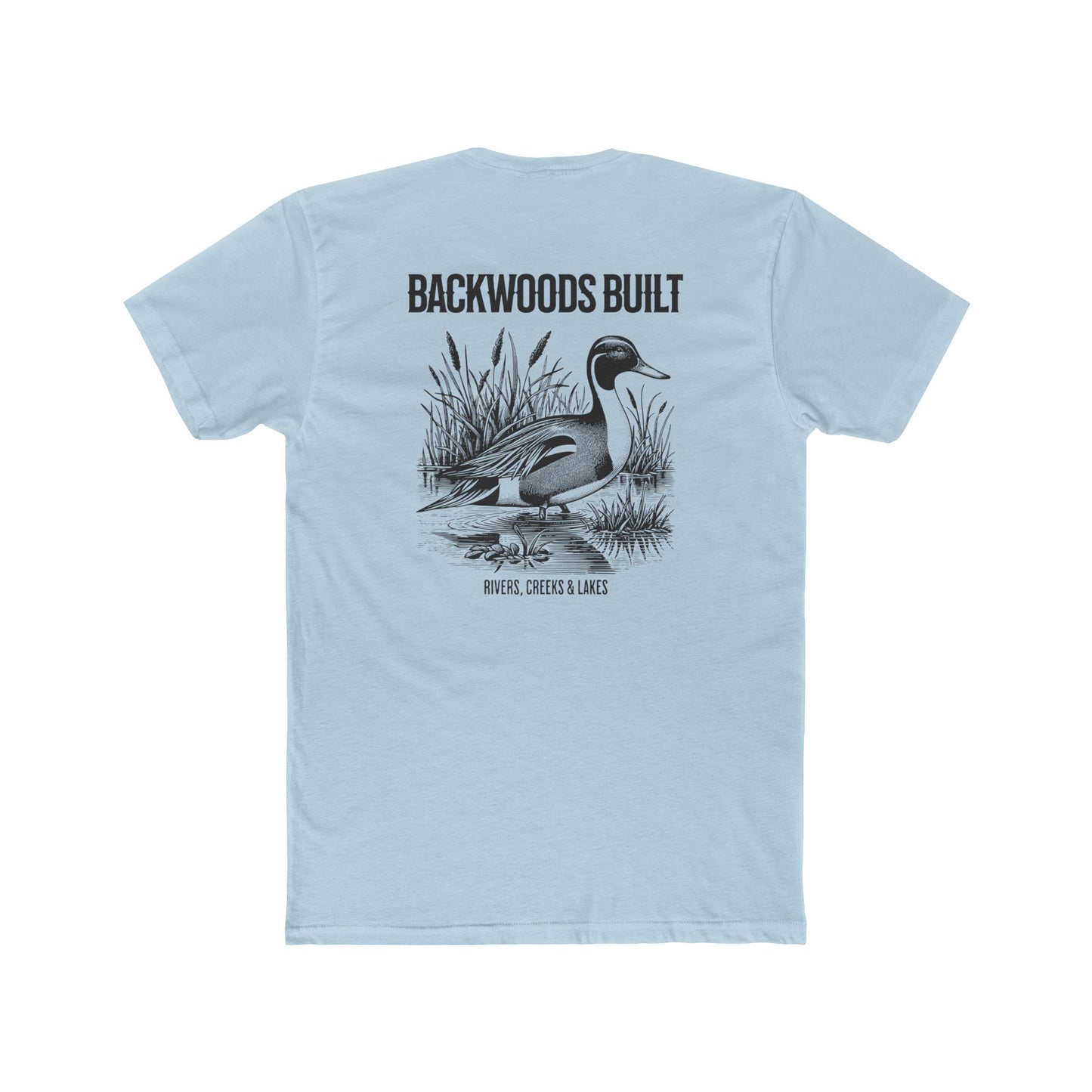 Backwoods Built Duck Tee — Outdoor Hunting & Waterfowl Graphic T-Shirt