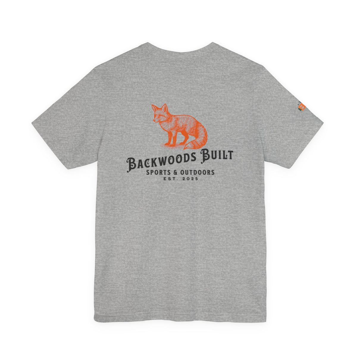 Backwoods Built Fox Tee — Outdoor Sports & Outdoors Graphic T-Shirt