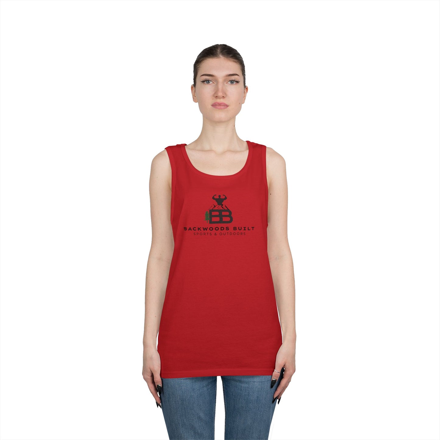 Backwoods Built Unisex Tank Top - Perfect for Outdoor Adventures