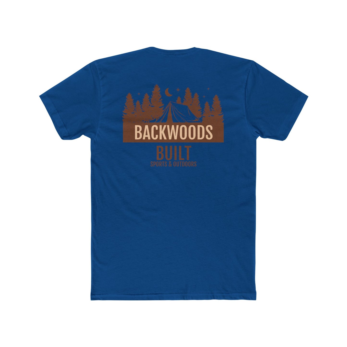 Backwoods Built Unisex Cotton Crew Tee - Outdoor Adventure Shirt
