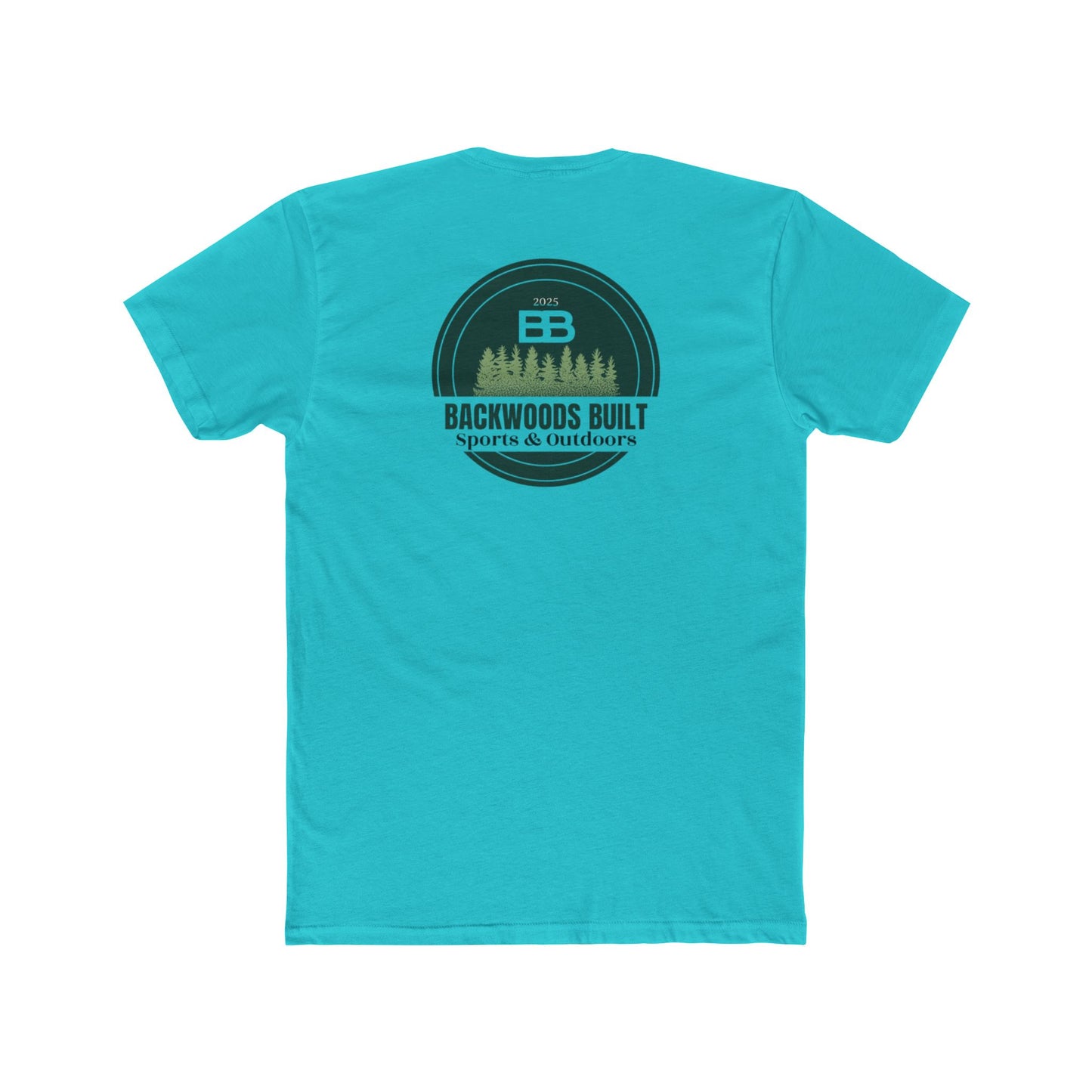 Backwoods Built Unisex Cotton Crew Tee - Outdoor Adventure T-Shirt