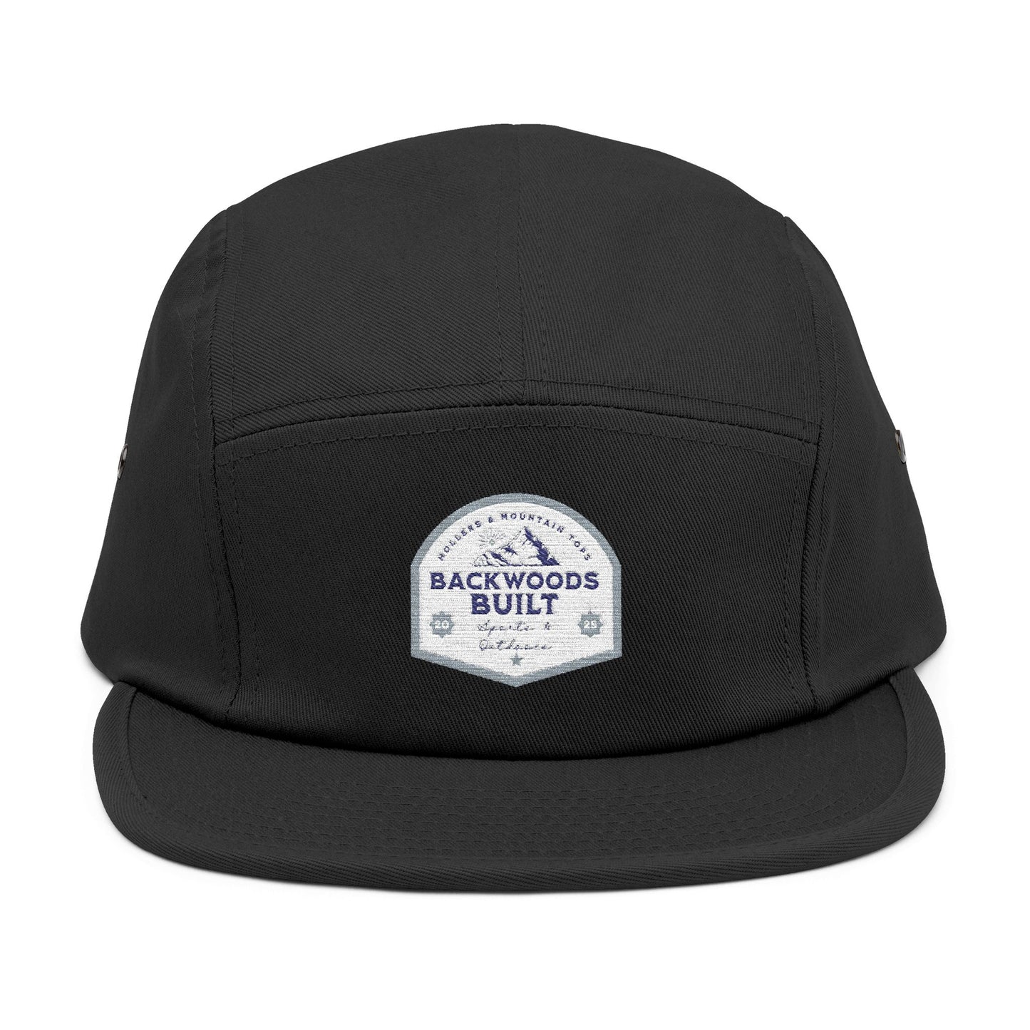 Backwoods Built 5 Panel Cap - Stylish Outdoor Hat for Adventurers