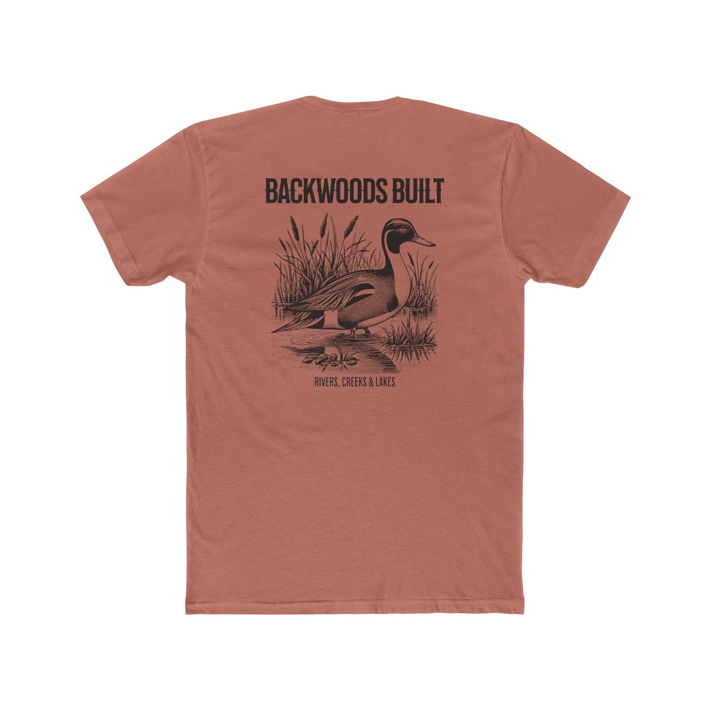 Backwoods Built Duck Tee — Outdoor Hunting & Waterfowl Graphic T-Shirt