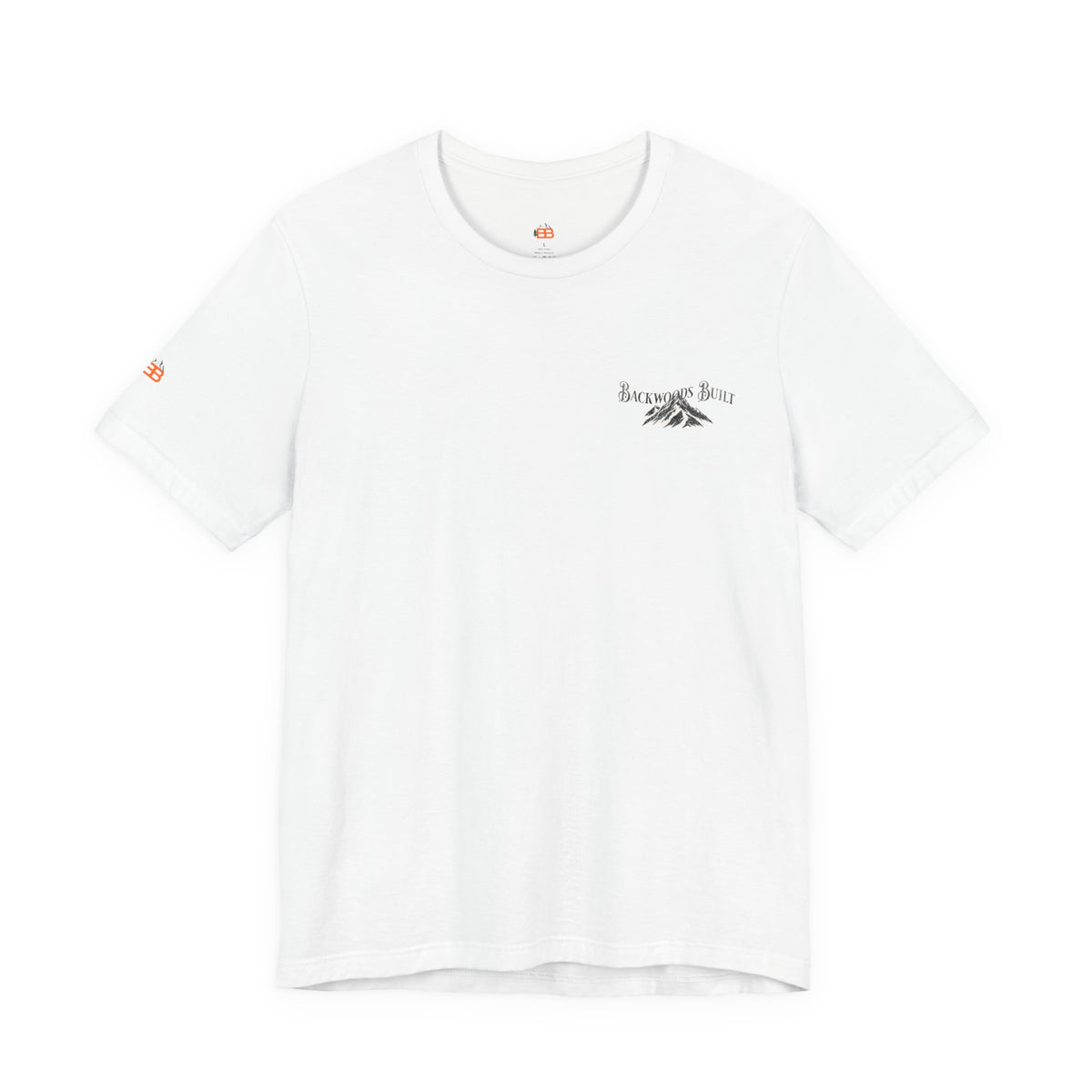 Backwoods Mountain Tee — Retro Sunrise Forest Adventure T-Shirt