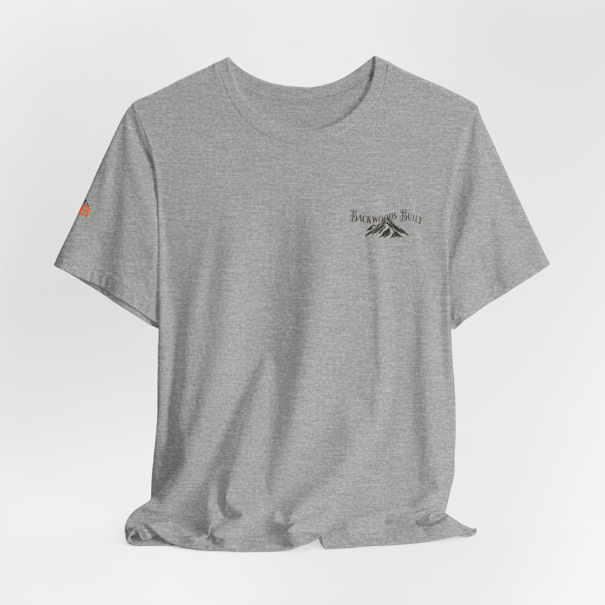 Backwoods Mountain Tee — Retro Sunrise Forest Adventure T-Shirt