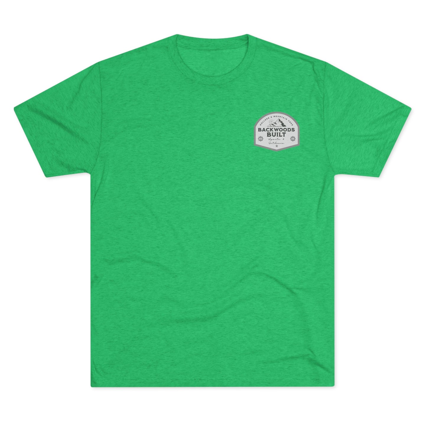 Backwoods Built Unisex Tri-Blend Crew Tee - Outdoor Adventure Tee for Nature Lovers
