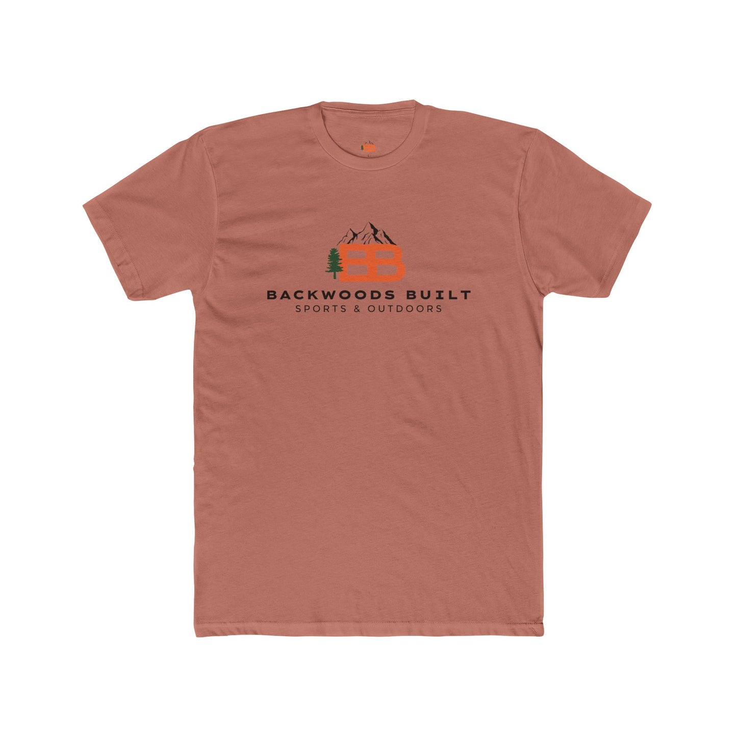 Backwoods Built Logo T-Shirt — Outdoor Sports & Outdoors Crew Tee