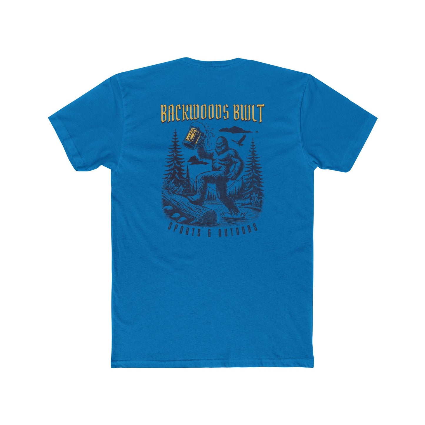 Backwoods Built Crew Tee — Rustic Outdoorsman T‑Shirt