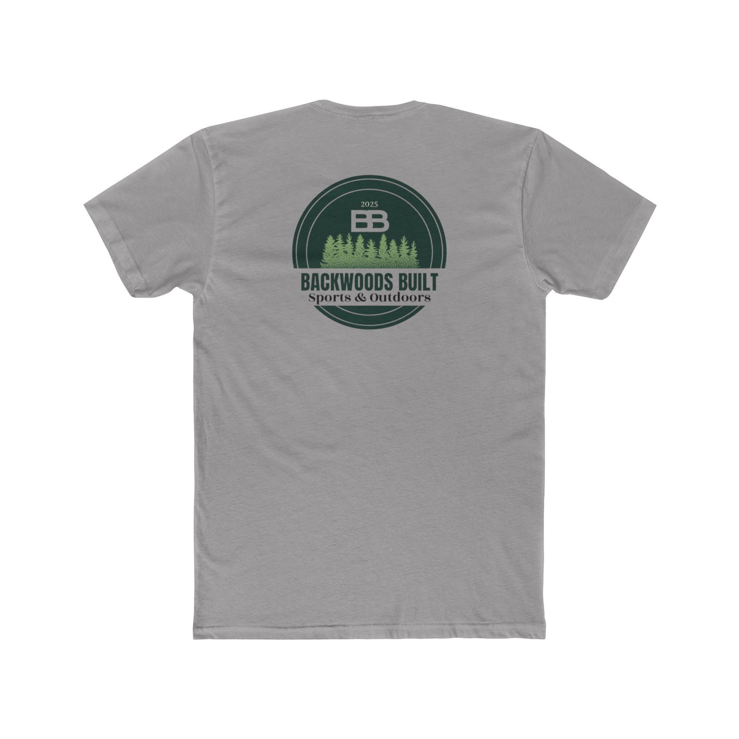 Backwoods Built Unisex Cotton Crew Tee - Outdoor Adventure T-Shirt