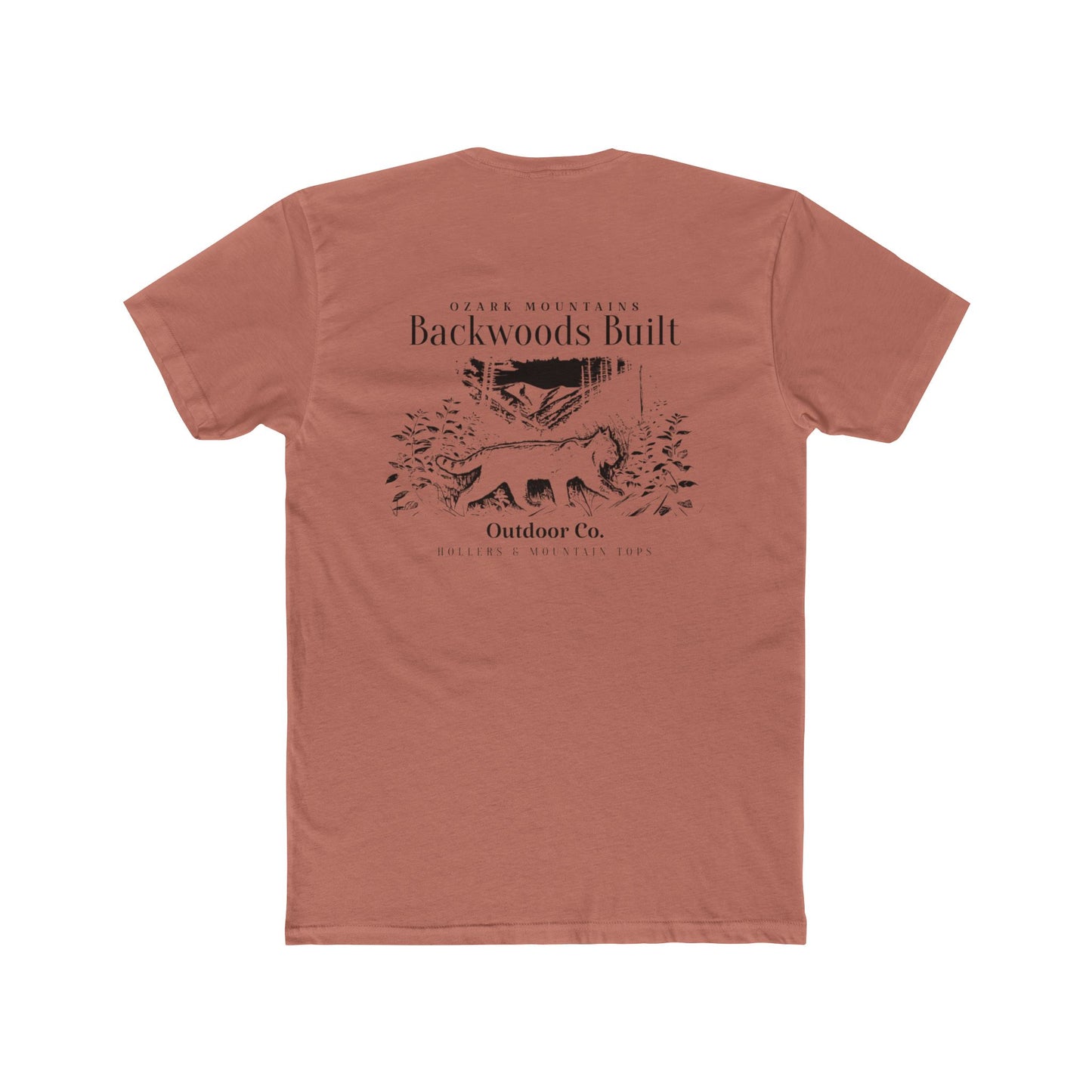 Backwoods Built Outdoor Co. Tee — Bobcat Graphic T-Shirt