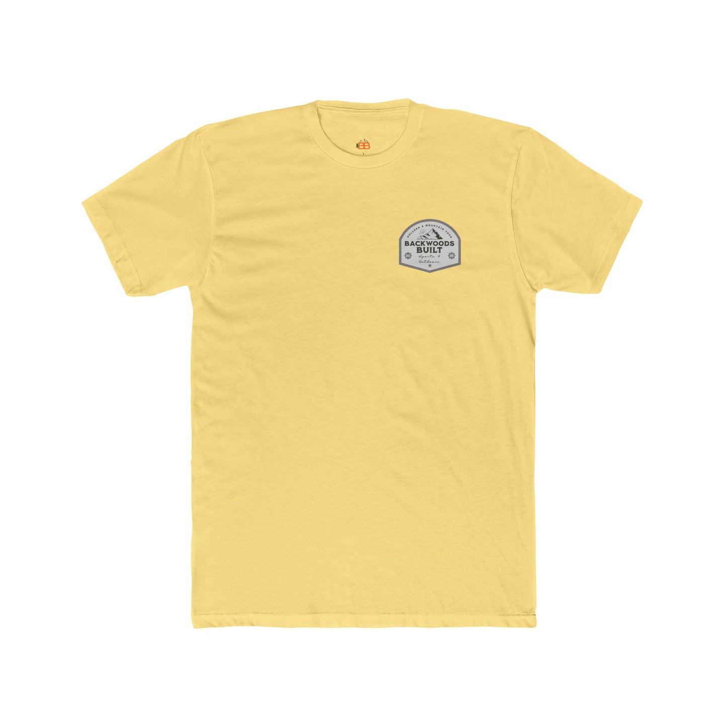 Backwoods Outdoor Crew Tee — "Backwoods" Elk Mountain Graphic T-Shirt
