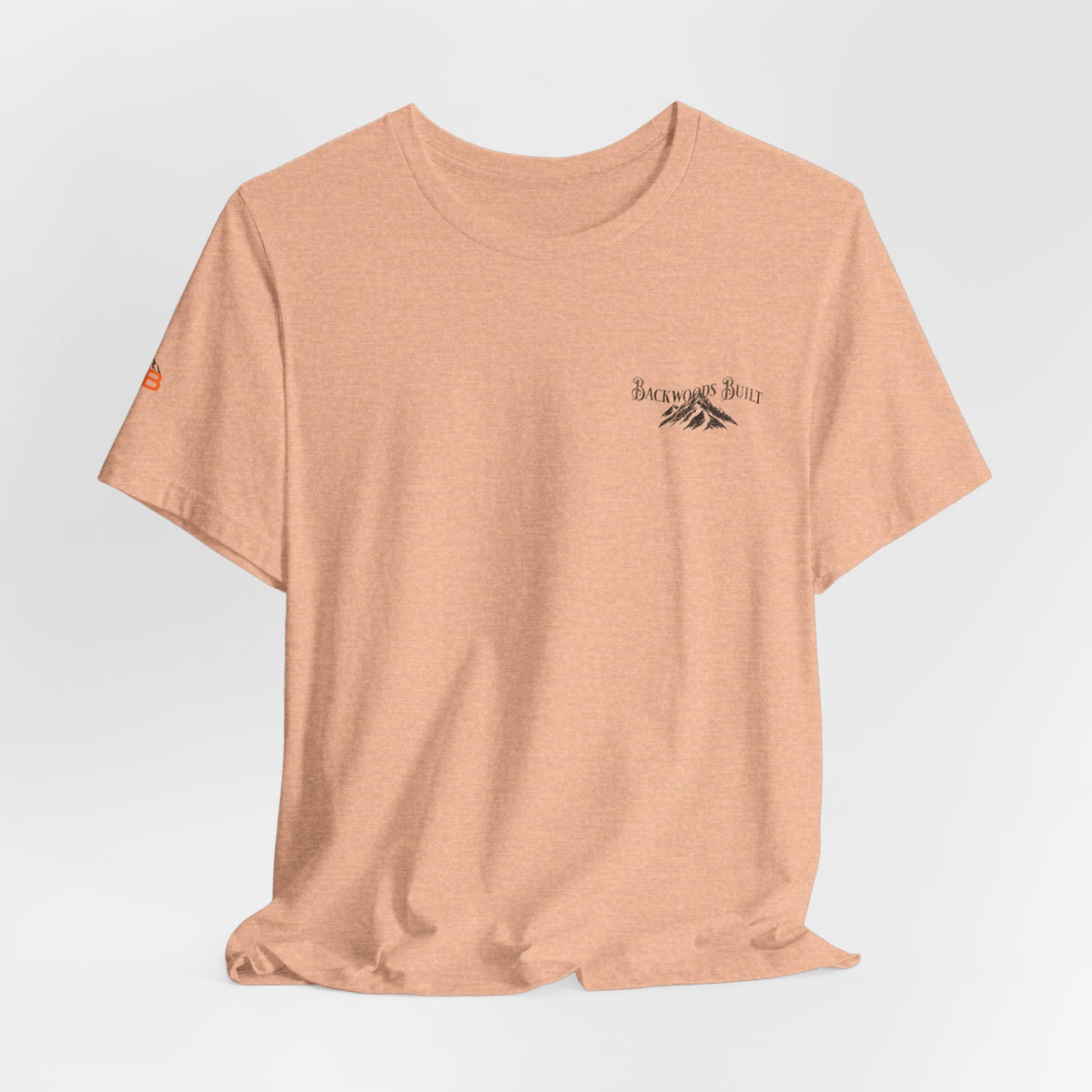 Backwoods Mountain Tee — Retro Sunrise Forest Adventure T-Shirt