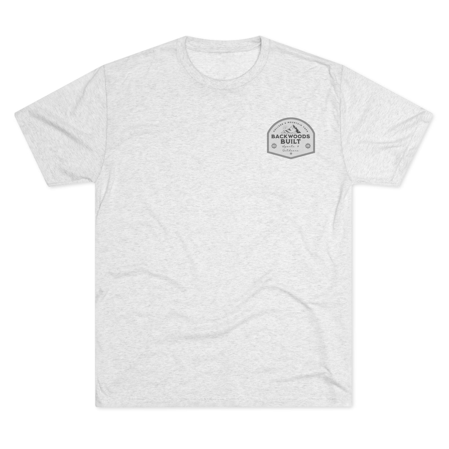 Backwoods Built Unisex Tri-Blend Crew Tee - Outdoor Adventure Tee for Nature Lovers