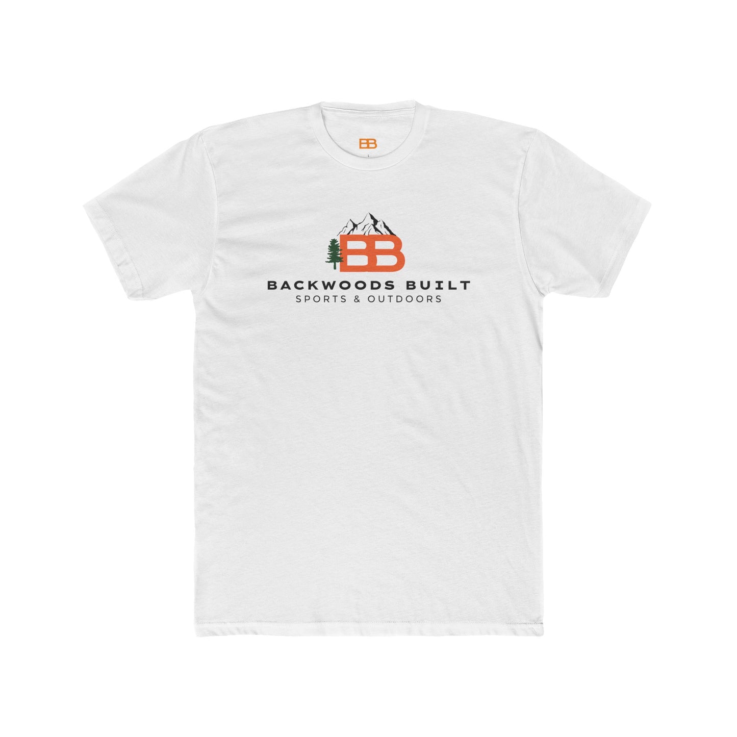 Backwoods Built Unisex Cotton Crew Tee - Comfortable Outdoor Apparel