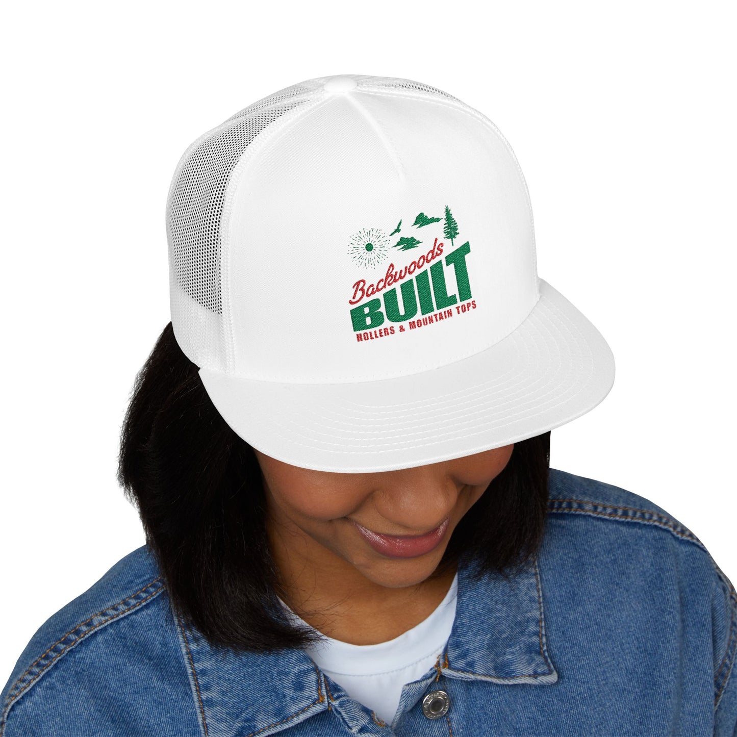 Trucker Hat — Backwoods Built Embroidered Outdoor Cap
