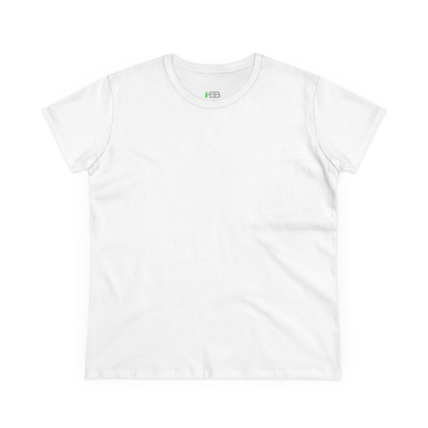 Women’s Midweight Cotton Tee - Comfortable & Versatile Casual Wear
