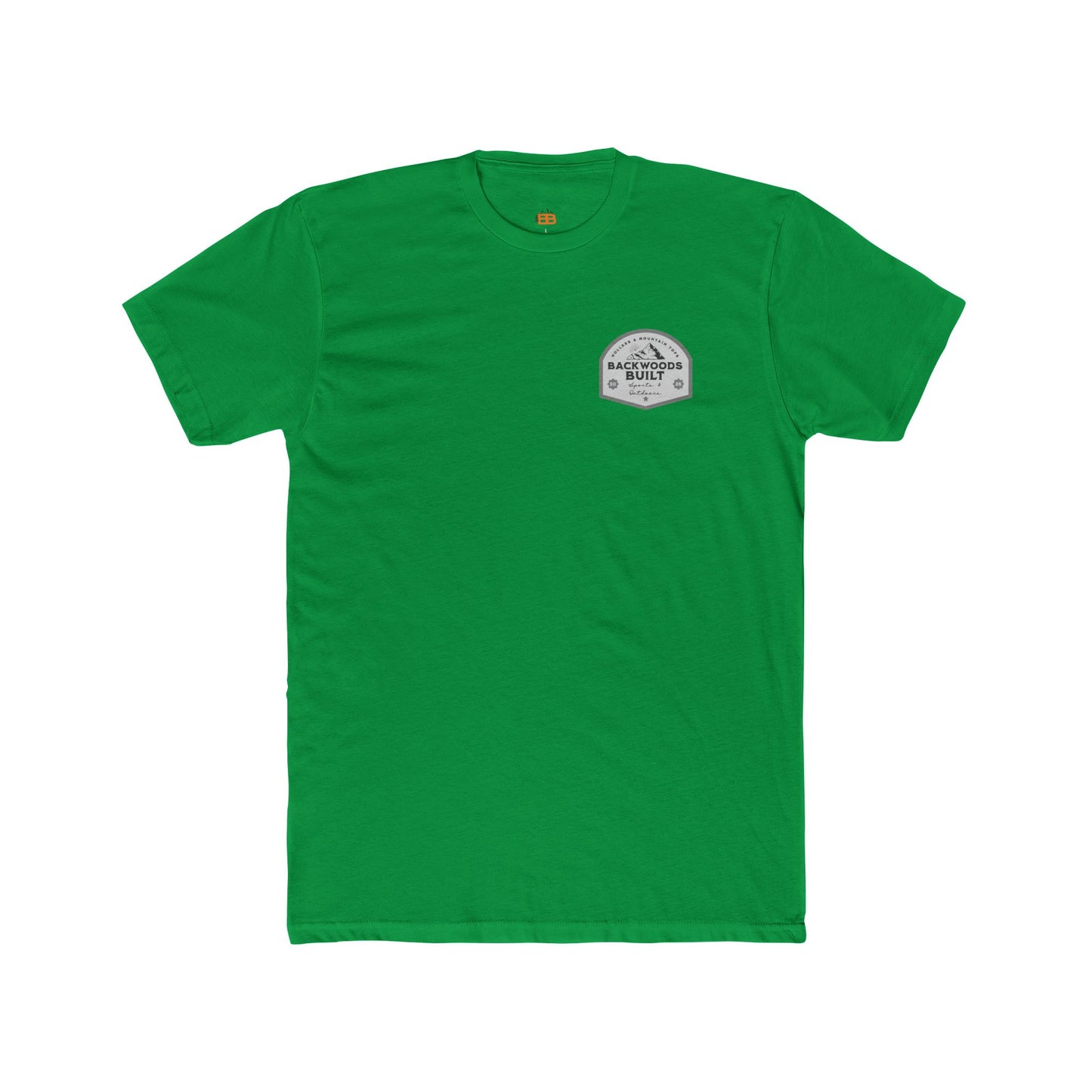 Backwoods Outdoor Crew Tee — "Backwoods" Elk Mountain Graphic T-Shirt