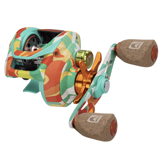 Krazy 7.3:1 Left Hand Baitcast Fishing Reel